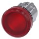 3SU1051-6AA20-0AA0 SIEMENS Indicator lights, 22 mm, round, metal, shiny, red, lens, smooth