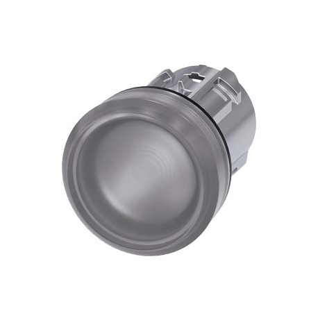 3SU1051-6AA70-0AA0 SIEMENS Indicator lights, 22 mm, round, metal, shiny, clear, lens, smooth