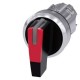 3SU1052-2CP20-0AA0 SIEMENS Selector switch, illuminable, 22 mm, round, metal, shiny, red, selector switch, l..
