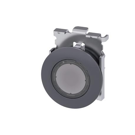 3SU1061-0JD70-0AA0 SIEMENS Indicator lights, 30 mm, round, metal, matte, clear, front ring for flush install..
