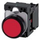 3SU1100-0AB20-1CA0 SIEMENS Pushbutton, 22 mm, round, plastic, red, pushbutton, flat, momentary contact type,..