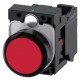 3SU1100-0AB20-3CA0 SIEMENS Pushbutton, 22 mm, round, plastic, red, pushbutton, flat, momentary contact type,..