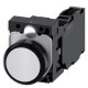 3SU1100-0AB60-1FA0 SIEMENS Pushbutton, 22 mm, round, plastic, white, pushbutton, flat, momentary contact typ..