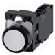 3SU1100-0AB80-1FA0 SIEMENS Pushbutton, 22 mm, round, plastic, gray, pushbutton, flat, momentary contact type..