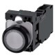 3SU1100-0AB70-1FA0 SIEMENS Pushbutton, 22 mm, round, plastic, clear, pushbutton, flat, momentary contact typ..