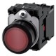 3SU1102-0AB20-1CA0 SIEMENS Illuminated pushbutton, 22 mm, round, plastic, red, pushbutton, flat, momentary c..