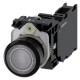 3SU1102-0AB70-3FA0 SIEMENS Illuminated pushbutton, 22 mm, round, plastic, clear, pushbutton, flat, momentary..