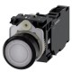 3SU1103-0AB60-1FA0 SIEMENS Illuminated pushbutton, 22 mm, round, plastic, white, pushbutton, flat, momentary..