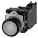 3SU1103-0AB60-3FA0 SIEMENS Illuminated pushbutton, 22 mm, round, plastic, white, pushbutton, flat, momentary..