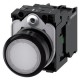 3SU1106-0AB60-1BA0 SIEMENS Illuminated pushbutton, 22 mm, round, plastic, white, pushbutton, flat, momentary..
