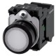 3SU1106-0AB60-3BA0 SIEMENS Illuminated pushbutton, 22 mm, round, plastic, white, pushbutton, flat, momentary..
