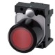 3SU1201-0EB20-0AA0 SIEMENS Pushbutton, compact, with extended stroke (12 mm), 22 mm, round, plastic, red tra..