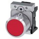 3SU1250-0EB20-0AA0 SIEMENS Pushbutton, compact, with extended stroke (12 mm), 22 mm, round, metal, red, push..