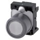 3SU1231-0EB70-0AA0 SIEMENS Pushbutton, compact, with extended stroke (12 mm), 22 mm, round, plastic with met..