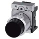 3SU1250-0FB10-0AA0 SIEMENS Pushbutton, compact, with extended stroke (12 mm), 22 mm, round, metal, black, pu..