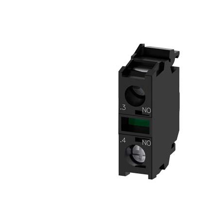 3SU1400-1AA10-1BA0 SIEMENS Contact module with 1 contact element, 1 NO, screw terminal, for front plate moun..