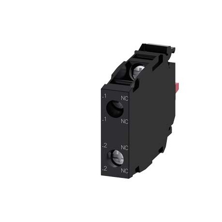 3SU1400-1AA10-1EA0 SIEMENS Contact module with 2 contact elements, 2 NC, screw terminal, for front plate mou..