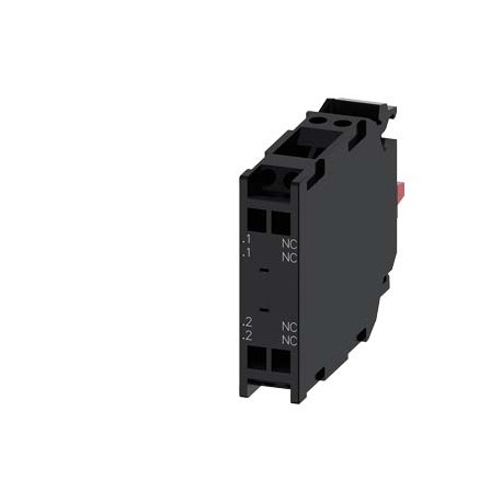 3SU1400-1AA10-3EA0 SIEMENS module de contact avec 2 éléments de contact 2Ö, Bornes à ressort, pour fixation ..