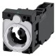 3SU1501-1AG60-1FA0 SIEMENS support, triple plastique, 1 NO +1 NF, module LED, blanc, 6-24 V CA / CC borne à ..