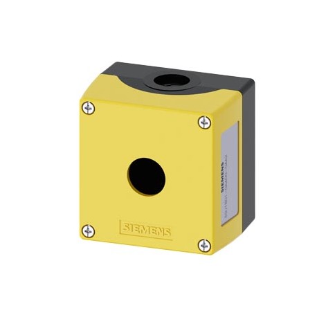 3SU1801-0AA00-0AA2 SIEMENS Boîtier pour appareils de commande, 22 mm, rond, Matériau du boîtier : plastique,..