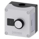3SU1801-0AD00-2AB1 SIEMENS Enclosure for command devices, 22 mm, round, Enclosure material plastic, enclosur..
