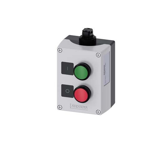 3SU1802-0AB10-4HB1 SIEMENS AS-Interface enclosure for command devices, 22 mm, round, Enclosure material plas..