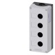 3SU1804-0AA00-0AB1 SIEMENS Enclosure for command devices, 22 mm, round, Enclosure material plastic, enclosur..