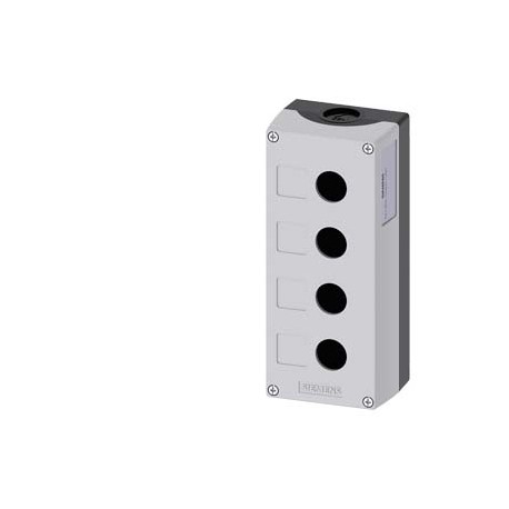 3SU1804-0AA00-0AB1 SIEMENS Boîtier pour appareils de commande, 22 mm, rond, Matériau du boîtier : plastique,..