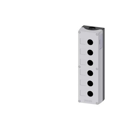 3SU1806-0AA00-0AB1 SIEMENS Boîtier pour appareils de commande, 22 mm, rond, Matériau du boîtier : plastique,..