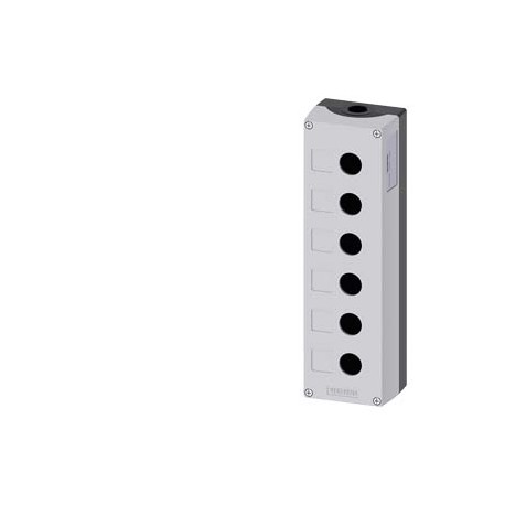 3SU1856-0AA00-0AB1 SIEMENS Enclosure for command devices, 22 mm, round, Enclosure material metal, enclosure ..