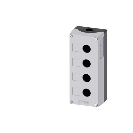 3SU1854-0AA00-0AB1 SIEMENS Enclosure for command devices, 22 mm, round, Enclosure material metal, enclosure ..