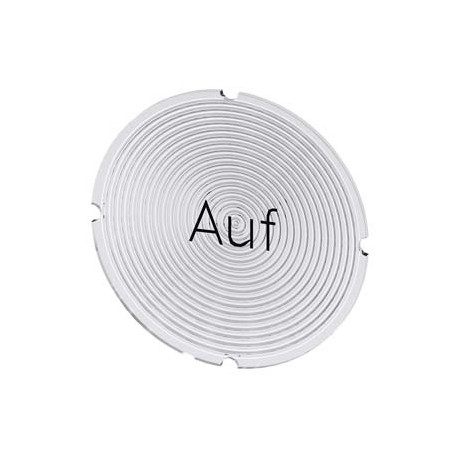 3SU1900-0AB71-0AD0 SIEMENS Inscription plate for illuminated pushbutton, round, milky with black font, with ..