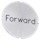 3SU1900-0AB71-0DN0 SIEMENS Inscription plate for illuminated pushbutton, round, milky with black font, with ..