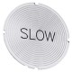 3SU1900-0AB71-0EF0 SIEMENS Inscription plate for illuminated pushbutton, round, milky with black font, with ..