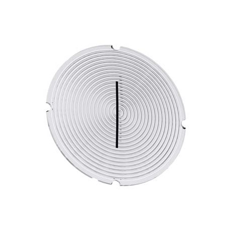 3SU1900-0AB71-0QB0 SIEMENS Inscription plate for illuminated pushbutton, round, milky with black font, with ..