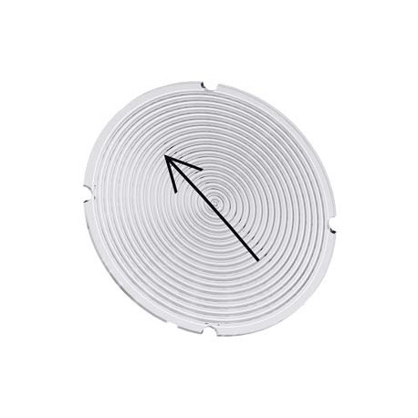 3SU1900-0AB71-0QS0 SIEMENS Inscription plate for illuminated pushbutton, round, milky with black font, with ..