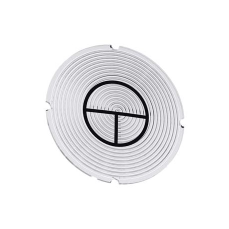 3SU1900-0AB71-0RN0 SIEMENS Inscription plate for illuminated pushbutton, round, milky with black font, with ..