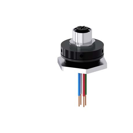 3SU1930-0HB10-0AA0 SIEMENS Adapter M12 socket, 4-pole, for M25 cable entry, for plastic enclosure