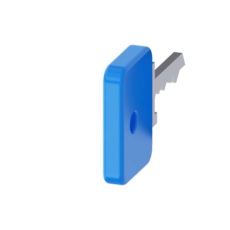 3SU1950-0FJ50-0AA0 SIEMENS Key for key-operated switch O.M.R,, lock number 73038, light blue