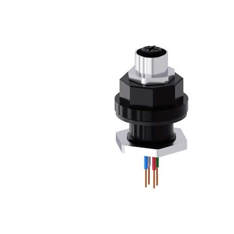 3SU1950-0HA10-0AA0 SIEMENS Adapter M12 socket, 4-pole, for M20 cable entry, for metal enclosure