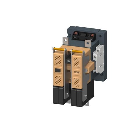 3TC4817-0BB0 SIEMENS Contactor, Size 4, 2-pole, DC-3 and 5, 75 A Auxiliary switch 22 (2 NO + 2 NC) 24 V AC 5..
