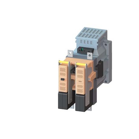 3TC5617-0AF4 SIEMENS Contactor, size 12, 2-pole, DC-3 and 5, 400 A Auxiliary switch 22 (2 NO + 2 NC) 110V DC..