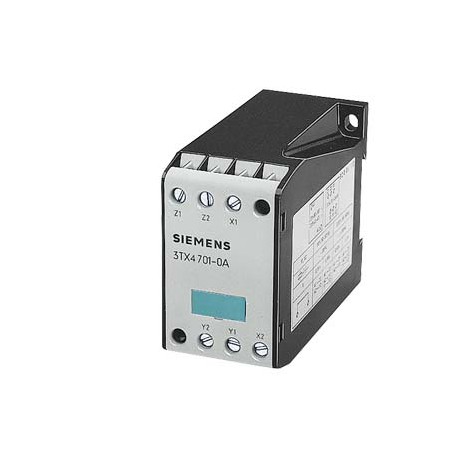 3TX4701-0BB4 SIEMENS DISPOSITIF D'OUVERTURE DE RETARD DC 24V, 0.4s OU 0.8s
