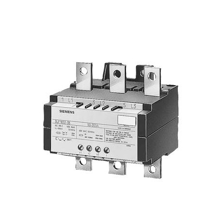 3UF1854-3CA00 SIEMENS CURRENT TRANSFORMER, 3-PHASE FOR MOUNTING ONTO CONTACTOR AND INSTALLING AS A SINGLE U..
