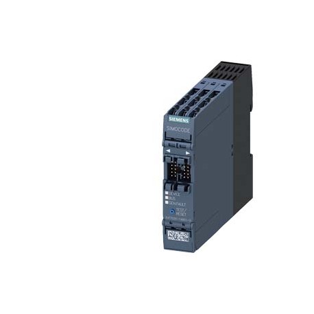 3UF7020-1AB01-0 SIEMENS Basic unit SIMOCODE pro S, PROFIBUS DP interface 1.5 Mbit/s, 4I/2O freely parameteri..