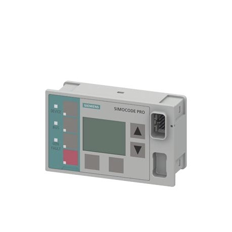 3UF7210-1BA00-0 SIEMENS MODULO DE MANDO C/ DISPLAY PARA SIMOCODE PRO V MONTAJE EN PUERTA ARM. ELEC. O PLA..