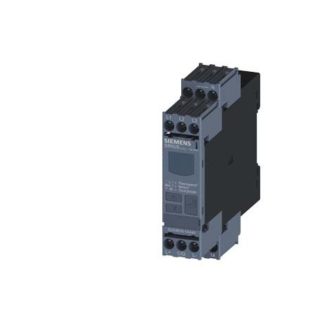 3UG4816-1AA40 SIEMENS Relé de vigilancia digital para tensión trifásica con neutro para IO-Link AC 50...60 H..