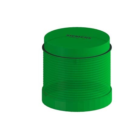 8WD4450-0CC SIEMENS Single-flash light element, w. built-in electronic flash, green, 230 V AC, Diameter 70 mm