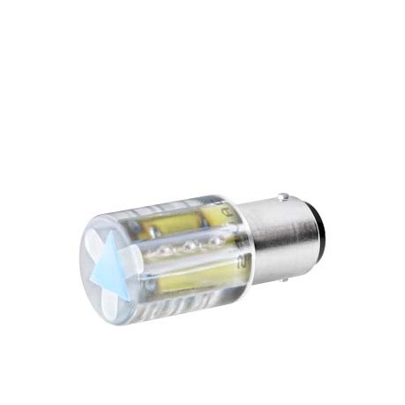 8WD4458-6XE SIEMENS LED, Base BA 15d, clear, 230 V AC, accessory for signaling columns, with diameters 50 mm..