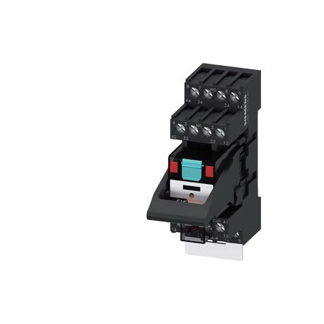 LZS:PT5A5R24 SIEMENS Plug-in relay complete unit 4 W, 24 V AC LED module red Standard plug-in socket screw t..